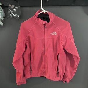 Pink north face jacket